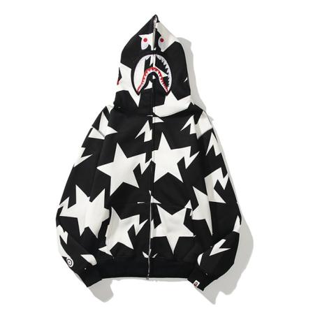 Uusi shark head print miesten urheilullinen casual hupullinen collegepaita style 2 4XL