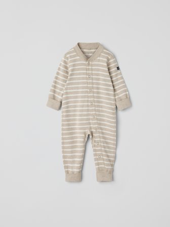 Trikoohaalari raidallinen Polarn O. Pyret 68 lastenvaatteet brown