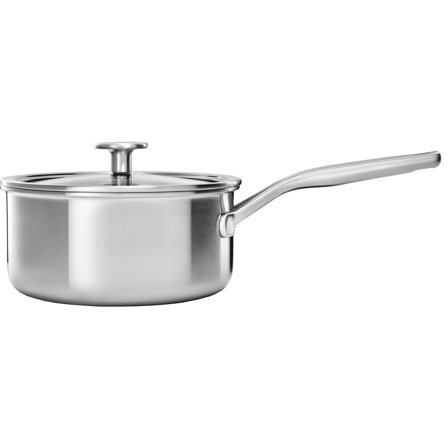 Kitchenaid Cookware Collection Kasserolle med lokk, rustfrit stål 3,1 liter, 20 cm' - 'Rustfritt stål