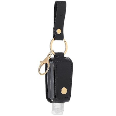 1 Sett Bærbar Reiseflaske Nøkkelring Anheng Sanitizer Flaske Beskyttelsesdeksel[D]