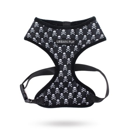 Urban Pup - Skulls & Crossbones Hundesele - Klassiske hundeseler, step-in, jacket seler, trekkseler, vinterseler & Y-seler på Doggie.no