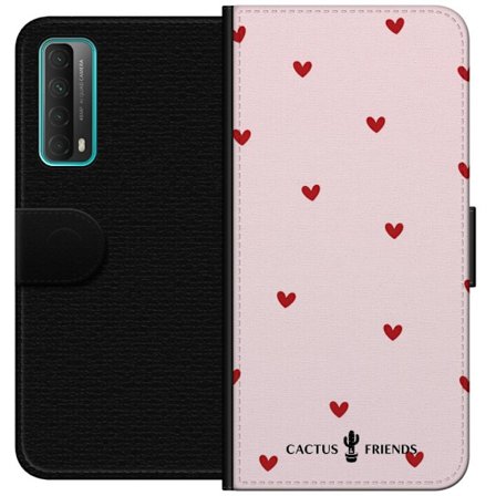 Kompatibelt Plånboksfodral till Huawei Huawei P smart 2021 Cactus and Friends – HeartSprinkle