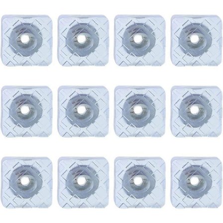 12 kpl liukumattomia kumijalkoja puutarhakalusteiden tuoleille, lattiasuojatyynyjä