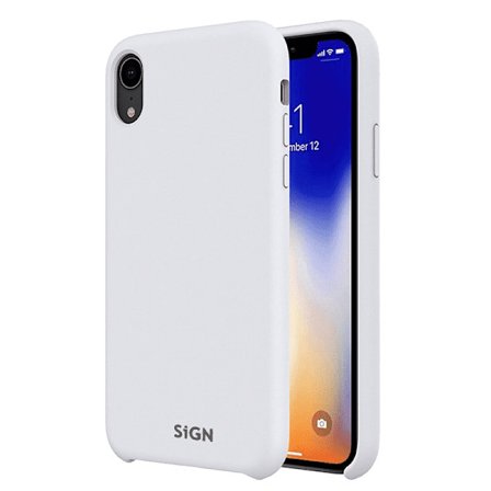 SiGN Liquid Silicone Case för iPhone XS Max - Vit