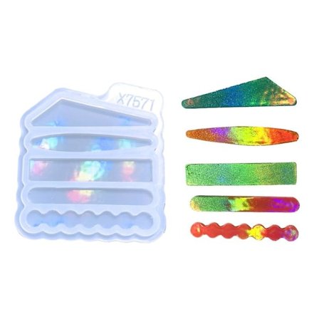 Hårklemmer Silikone Resin Form Smykker Støbeform Til Hårnål