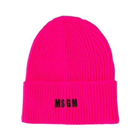 Msgm, Beanies Roze, Dames, Maat:ONE Size,elastisch