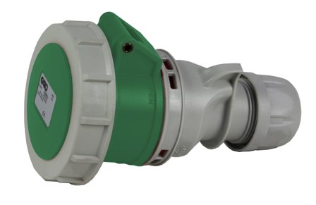 Garo SV 332-2 S Skjøtekontakt IP67, 4-polet, 32 A Grønn, 2 h, Stikkontakter & kabler