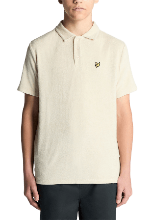 Lyle & Scott Pikétröja frotté Skjortor blusar Herr Beige 164/170