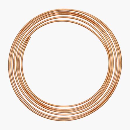 Bromsrör 3/16" koppar 5 m - Biltema