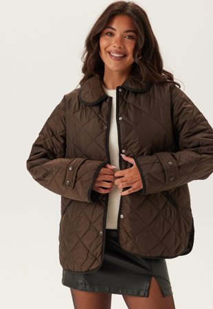 Pieces-Pcemily Short Quilted Jacket-L