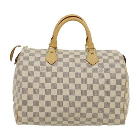 Louis Vuitton Vintage, Pre-owned Speedy Handbag Wit, Dames, Maat:ONE Size