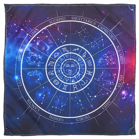 Eksklusiv tarotdug Multifunktionel tarotdug Eksklusiv mønstret dug (49.00X49.00X0.20CM, Billede 2)