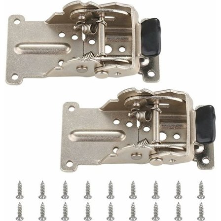 Huonekalusarana, itselukittuva taittosarana, 2 kappaletta hopeinen jalka