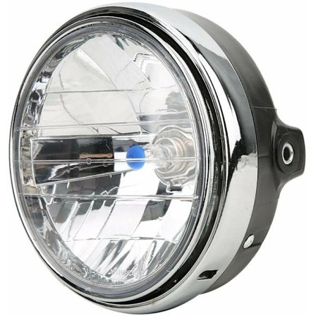 För Bandit 600 strålkastare för Bandit 600 strålkastare 7 tum motorcykel strålkastare, retro strålkastare framstrålkastare lämplig för CB400/Hornet 