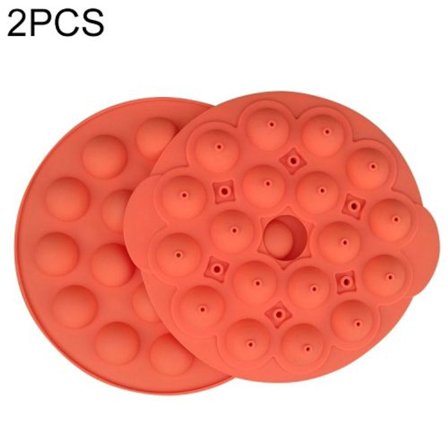 2 stk små 18 silikonstjerneformede DIY-godteriformer for baking