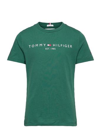 U Essential Tee S/S T-shirts Short-sleeved Vihreä Tommy Hilfiger
