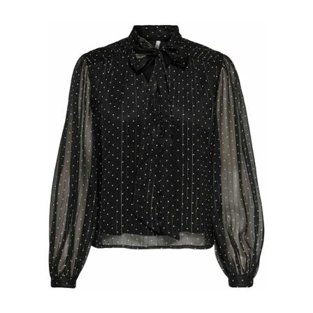 Jacqueline de Yong Jacqueline De Yong Women& Black Shirt Sort, Dame Bluser