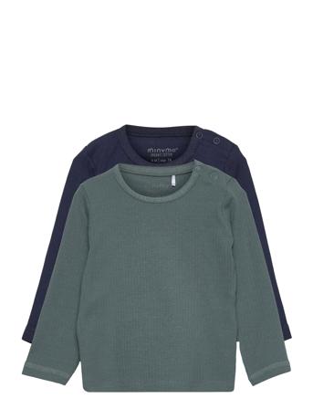 Blouse Ls Blue Minymo