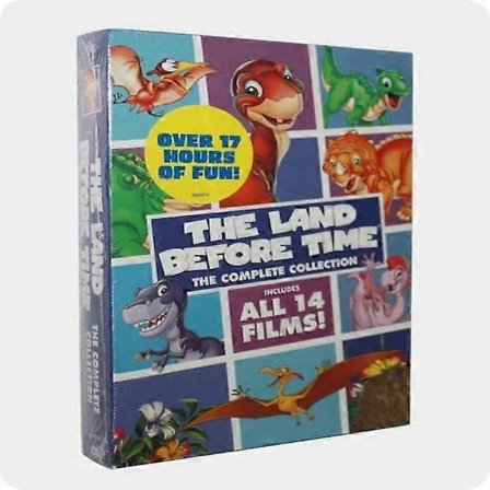 The Land Before Time Komplett Samling Alle 14 Filmer DVD 8-Disc Bokssett Ny