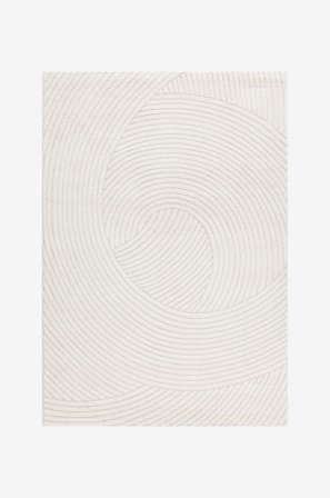 KM Home - Wilton matta Genova - Vit - Slätvävda mattor - 200X290 - Från Homeroom