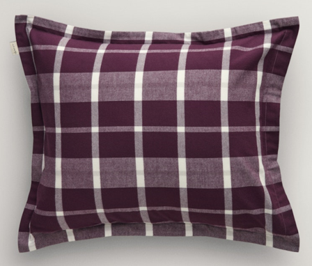 GANT Sengesett Check Deep-Plum Flanell 140x220