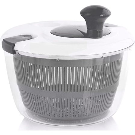 Grønnsakstørker Rivjern Slicer 5l Kapasitet Manuell Salat Spinner Med