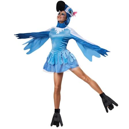 Tectake Lustig Paradisfågel Blue Xl