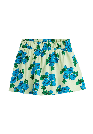 Mini Rodini Blue roses skirt Kjolar Unisex Grön 140/146