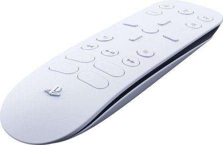 Sony PS5 Media Remote fjernkontroll for PlayStation 5 med dedikerte knapper for Netflix, YouTube, Spotify og Disney