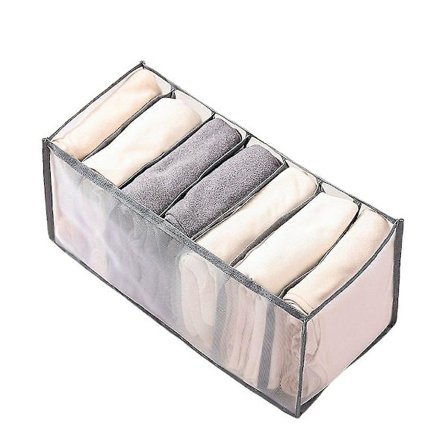 Taitettavat farkkujen säilytyslaatikot, säilytyslaatikot sukkille, vaatteille, alusvaatteille, järjestyslaatikot, jakajat, kaapin laatikon jakaja