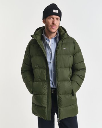 GANT Herren Mittellange Active Cloud Jacke (XXL) Grün