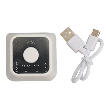 Bluetooth-styret sideskifter - Multifunktionel - Tilpassede programmeringsknapper - Trådløs fodpedal til computere og telefoner