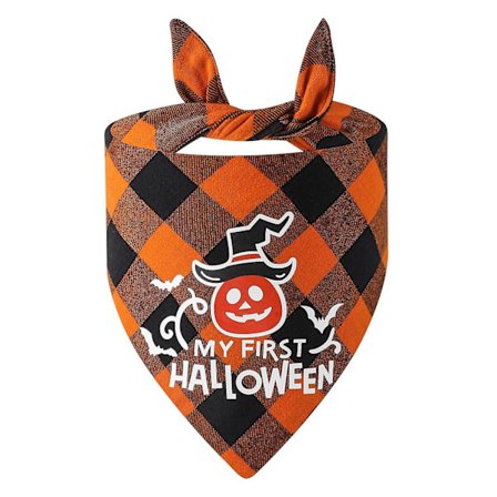 Koiran bandana, kolmioside, lemmikkieläinten kaulaliina, huivi, pestävä kuolalappu, Halloween
