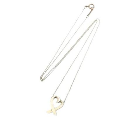 Tiffany & Co. Pre-owned Pre-owned Silver halsband grå, Dam Vintage Smycken, Dam, Storlek: ONE SIZE