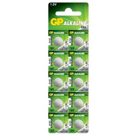 GP AG10 / LR1130 / LR54 / 189 / 10-pack