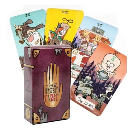 The Mystery Tarot Cards Deck Gravity Falls Inspirert 78 Kortstokk Engelsk Versjon Spådom Tarot Brettspill