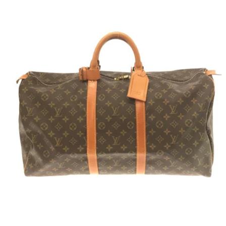 Louis Vuitton Vintage Pre-owned Canvas travel-Väska brun, Dam Vintage Väskor, Dam, Storlek: ONE SIZE