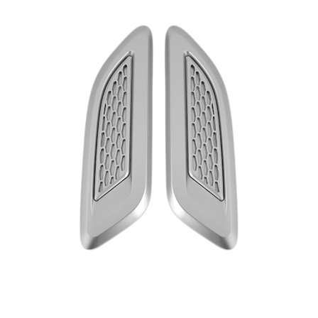 Auto Parts Huvud Luftuttag Kåpa för Land Rover Discovery 4 5 Range Rover Evoque Discovery Freelander 2 - Silver Grey 1 Par