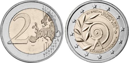 Grækenland 2011 - Olympiske lege i Athen - 2 euro mønt