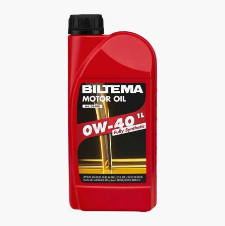Biltema - Helsyntetisk motorolje 0W-40 ACEA A3/B3 A3/B4 1 liter