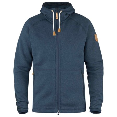 Fjällräven Men's Övik Fleece Hoodie Men Mid layer tops Blue XS