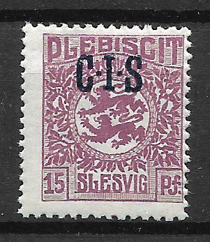 Slesvig 1920 - AFA CIS 5 - Postfrisk