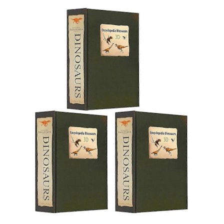 Interaktiv 3D Dinosaur Encyklopædi Bog til Børn Uddannelsesmæssig Pop-Up Forhistorisk Væsen Gave til Drenge Piger(h)