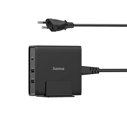 HAMA Laddstation USB 3 Portar PD 5-20V/65W