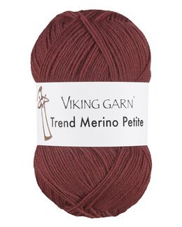 Garn Trend Merino Petite Viininpunainen - Viking of Norway