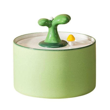 Ceramic Cat Water Dispenser Silent Automatic Pet Circulating Water Fountain Mobile