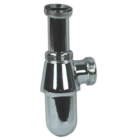 Gelia 3000920502 Pungvannlås krom, til 32 mm rør, Innendørsavløp