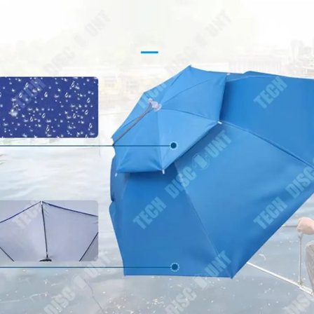 Anti-Ultraviolet Transparent Canopy Paraply TD Dubbelvikt [D]
