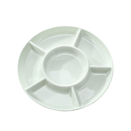 2 stk. 6-rum madopbevaringsbakke tørret frugt snack tallerken forret servering