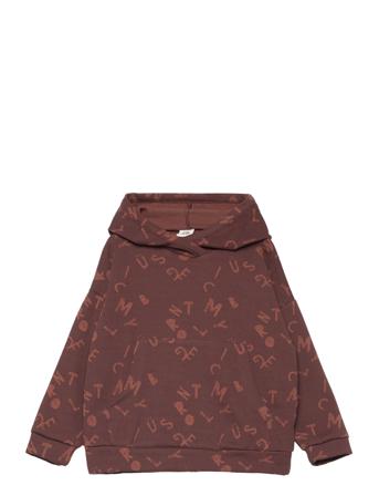 Letter Pocket Hoodie Huppari Monivärinen/Kuvioitu Müsli By Green Cotton